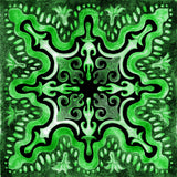 Green Watercolor Bandana